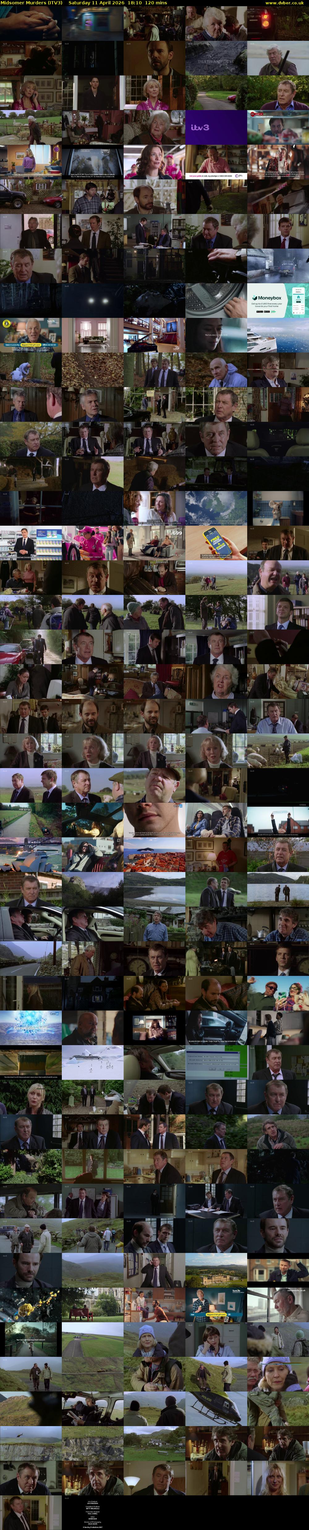 Midsomer Murders (ITV3) Saturday 11 April 2026 18:10 - 20:10