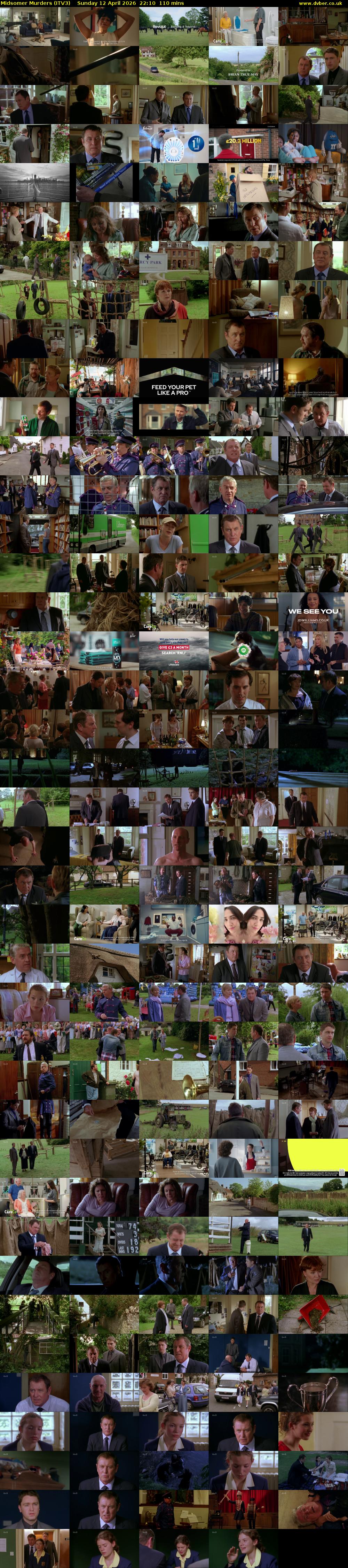Midsomer Murders (ITV3) Sunday 12 April 2026 22:10 - 00:00