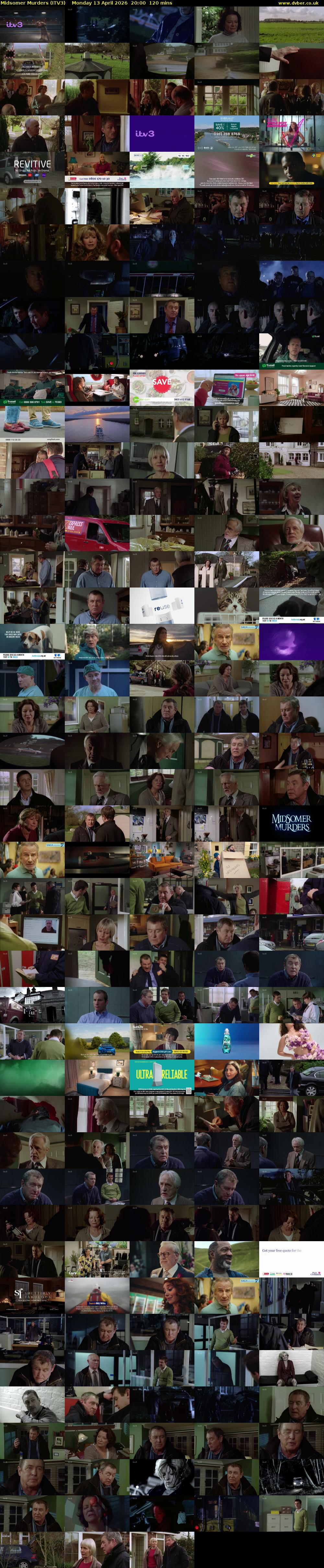 Midsomer Murders (ITV3) Monday 13 April 2026 20:00 - 22:00
