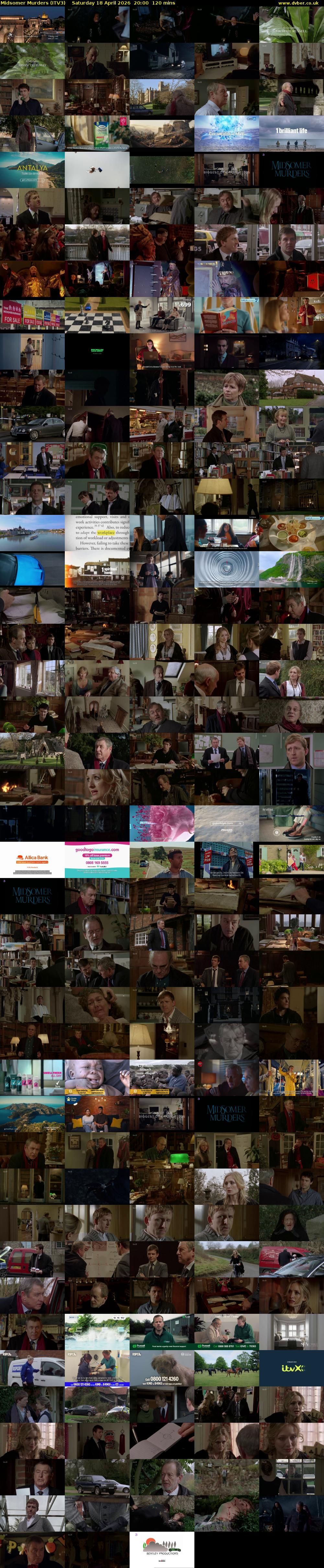 Midsomer Murders (ITV3) Saturday 18 April 2026 20:00 - 22:00