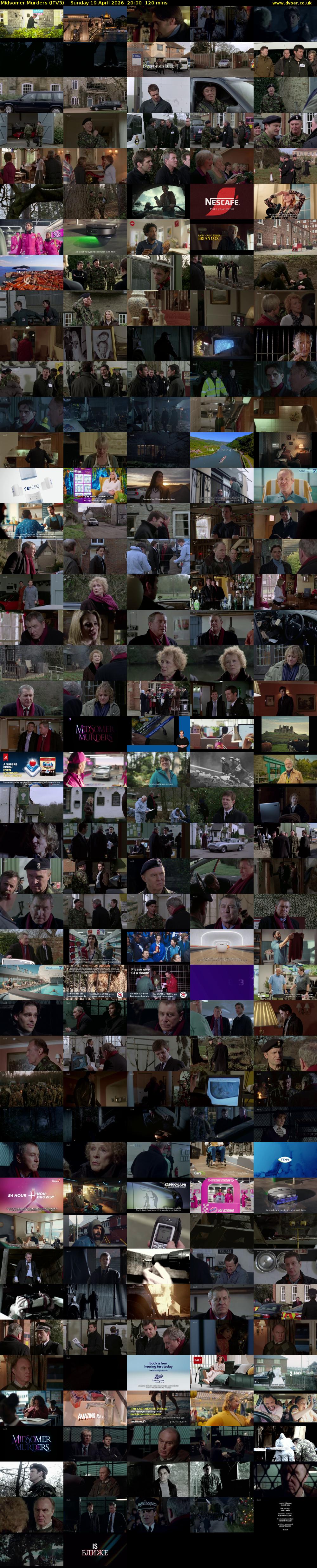 Midsomer Murders (ITV3) Sunday 19 April 2026 20:00 - 22:00