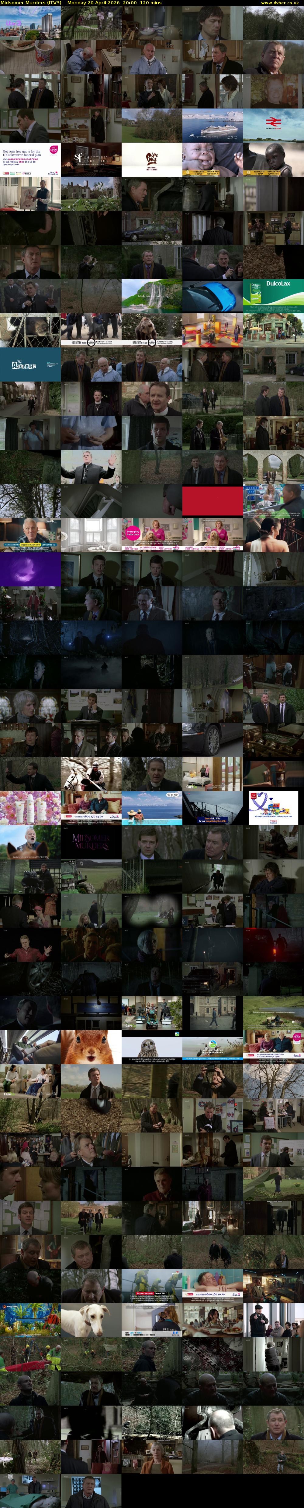 Midsomer Murders (ITV3) Monday 20 April 2026 20:00 - 22:00