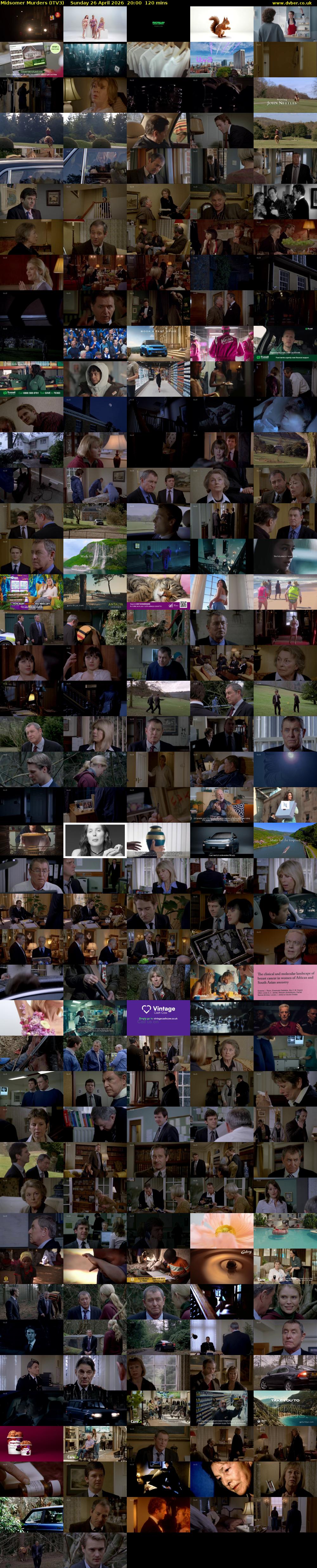 Midsomer Murders (ITV3) Sunday 26 April 2026 20:00 - 22:00