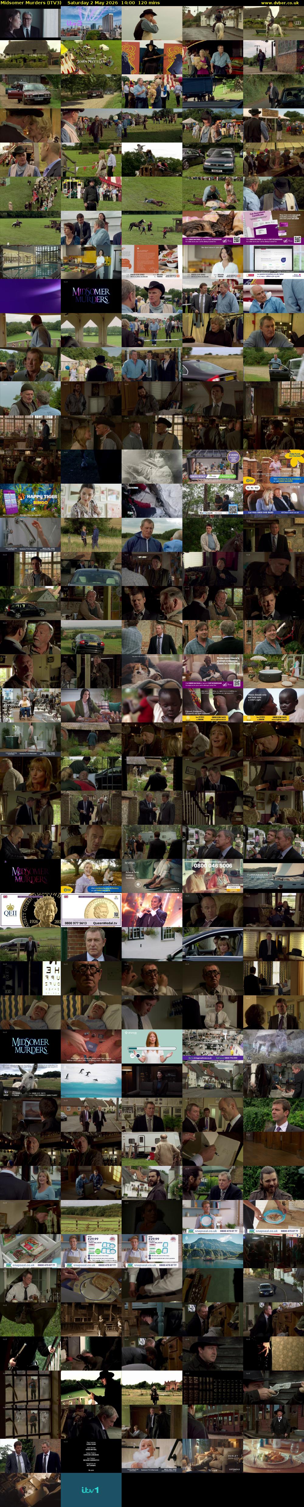 Midsomer Murders (ITV3) Saturday 2 May 2026 14:00 - 16:00