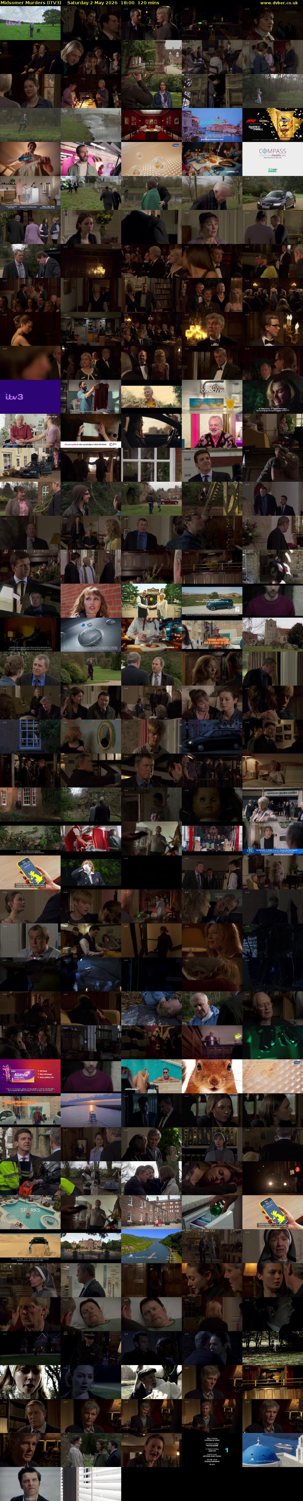 Midsomer Murders (ITV3) Saturday 2 May 2026 18:00 - 20:00