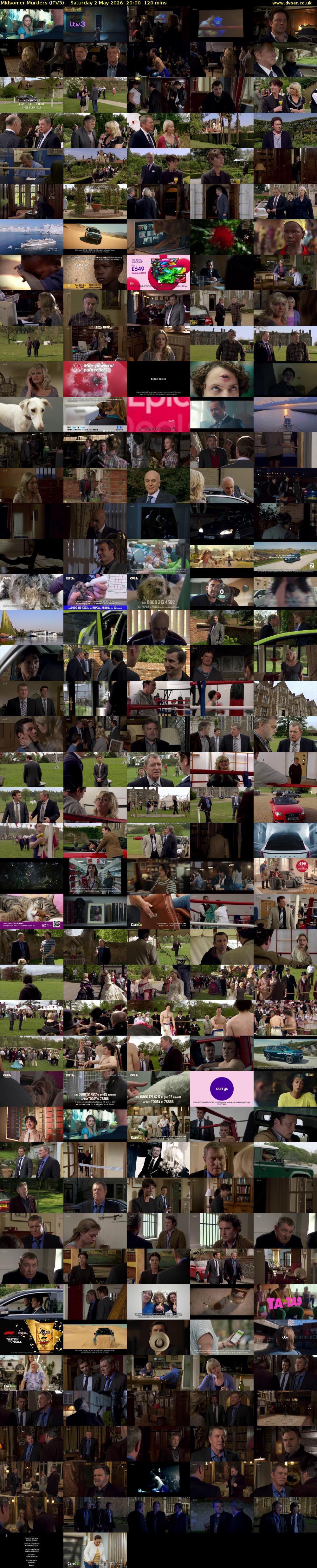 Midsomer Murders (ITV3) Saturday 2 May 2026 20:00 - 22:00