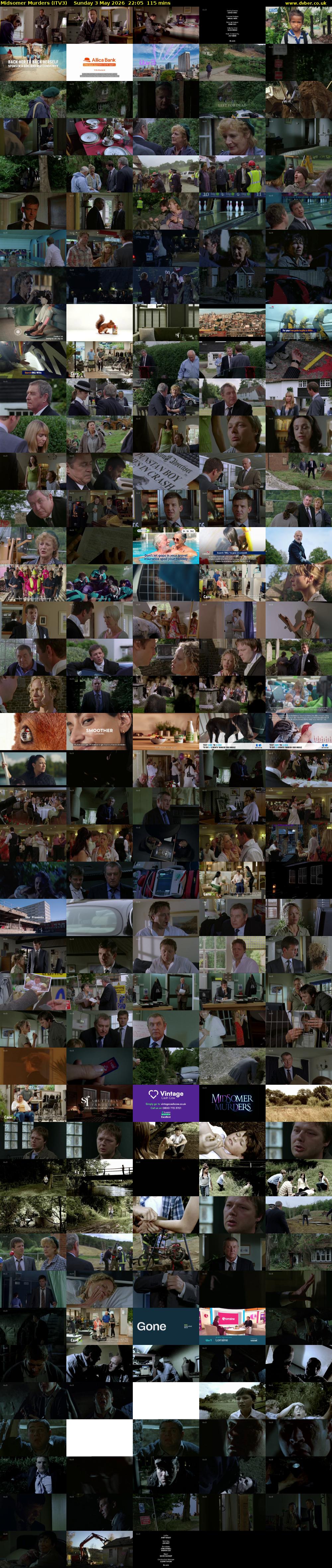 Midsomer Murders (ITV3) Sunday 3 May 2026 22:05 - 00:00