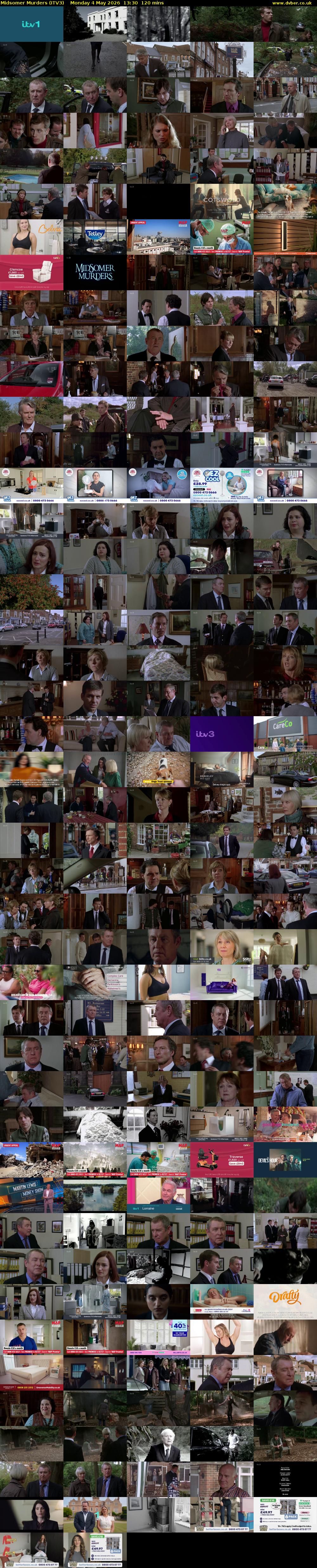Midsomer Murders (ITV3) Monday 4 May 2026 13:30 - 15:30