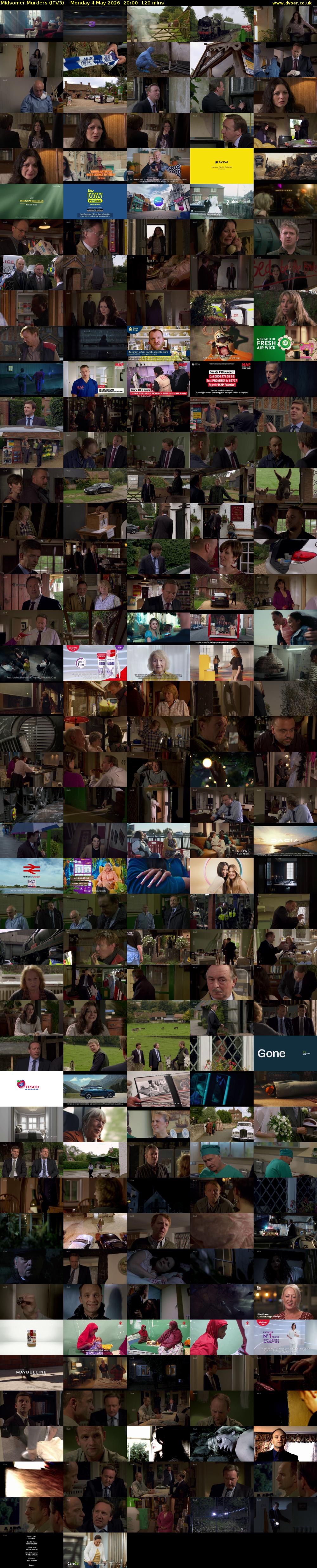 Midsomer Murders (ITV3) Monday 4 May 2026 20:00 - 22:00