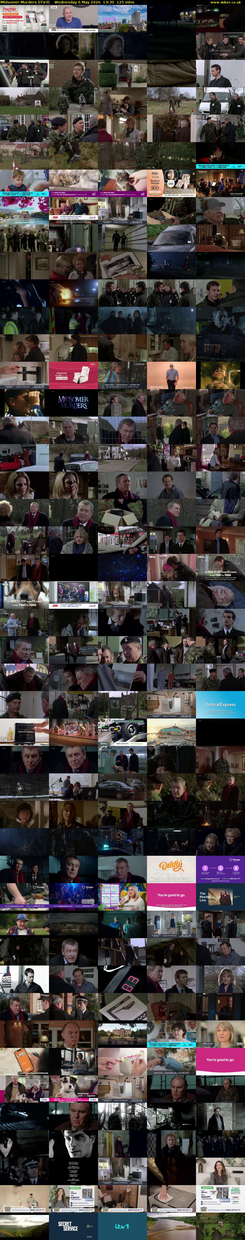 Midsomer Murders (ITV3) Wednesday 6 May 2026 13:30 - 15:35
