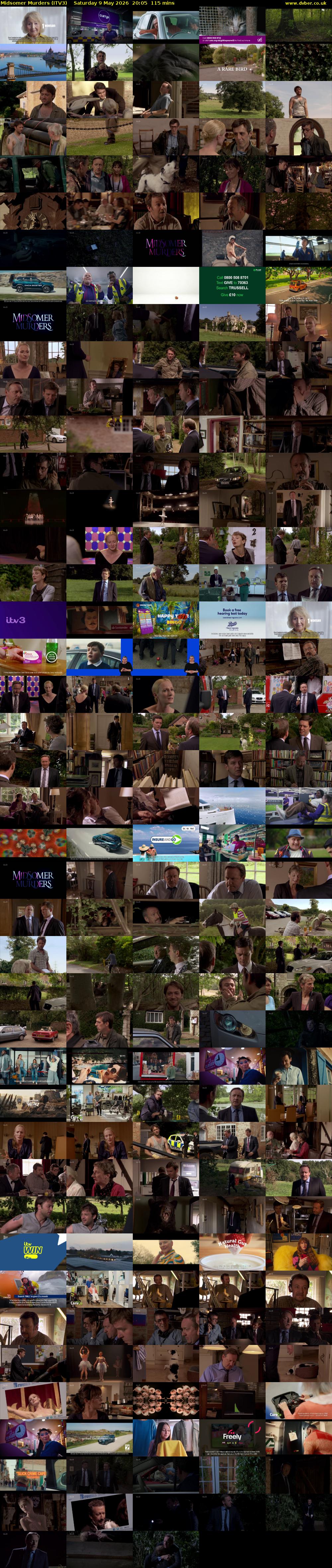 Midsomer Murders (ITV3) Saturday 9 May 2026 20:05 - 22:00