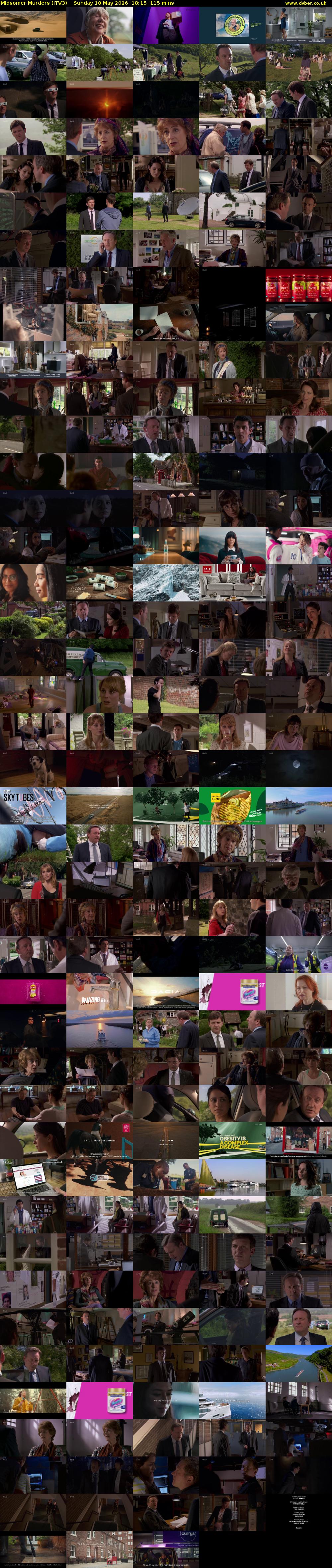 Midsomer Murders (ITV3) Sunday 10 May 2026 18:15 - 20:10