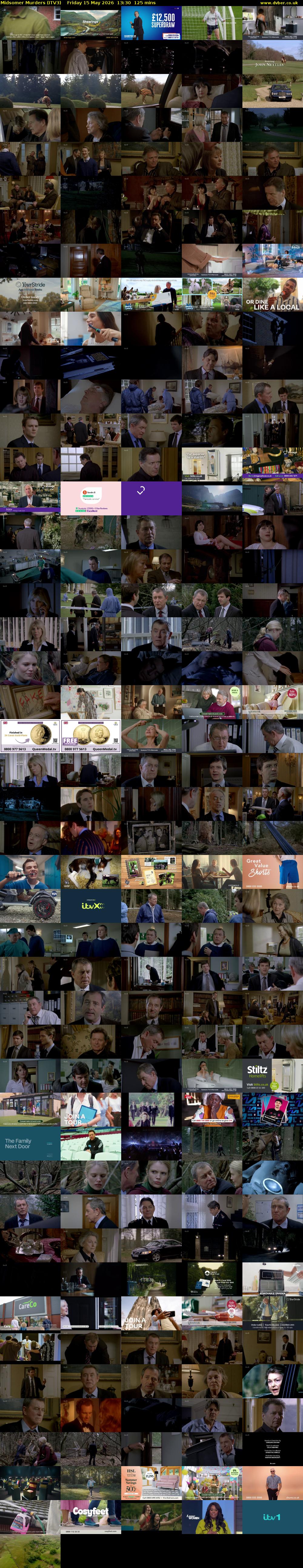 Midsomer Murders (ITV3) Friday 15 May 2026 13:30 - 15:35