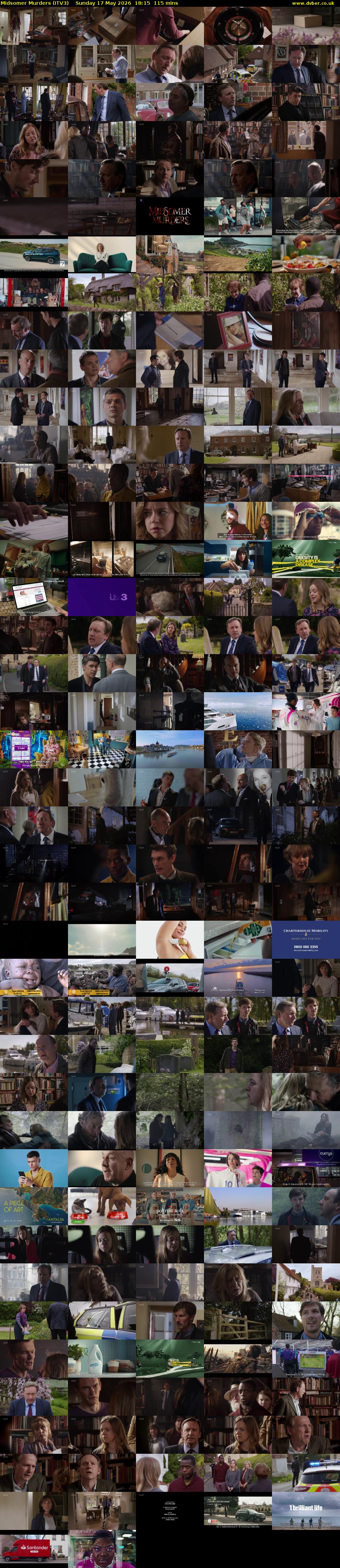 Midsomer Murders (ITV3) Sunday 17 May 2026 18:15 - 20:10