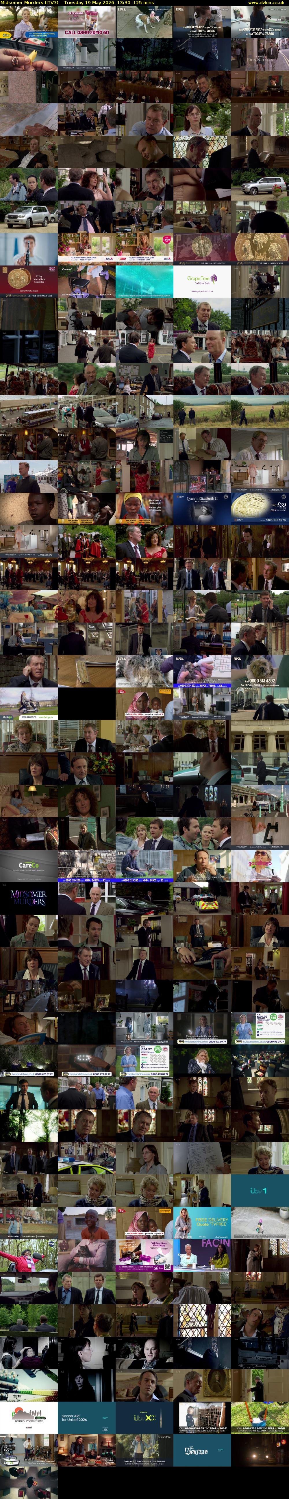 Midsomer Murders (ITV3) Tuesday 19 May 2026 13:30 - 15:35