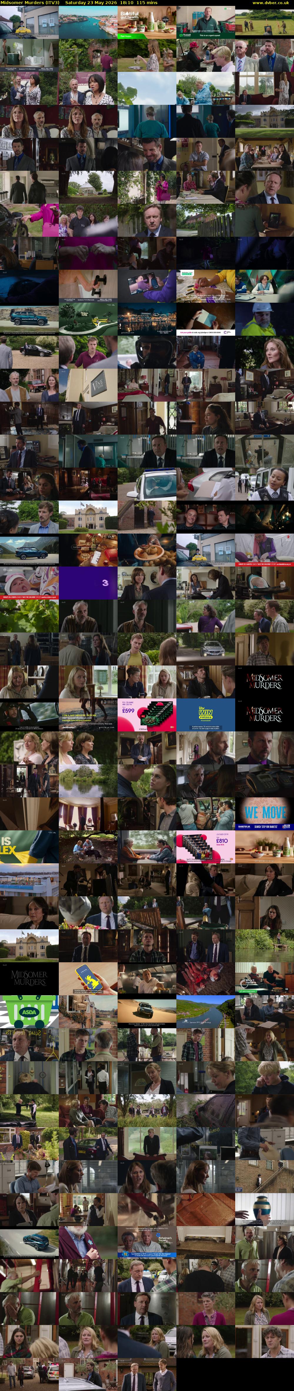 Midsomer Murders (ITV3) Saturday 23 May 2026 18:10 - 20:05