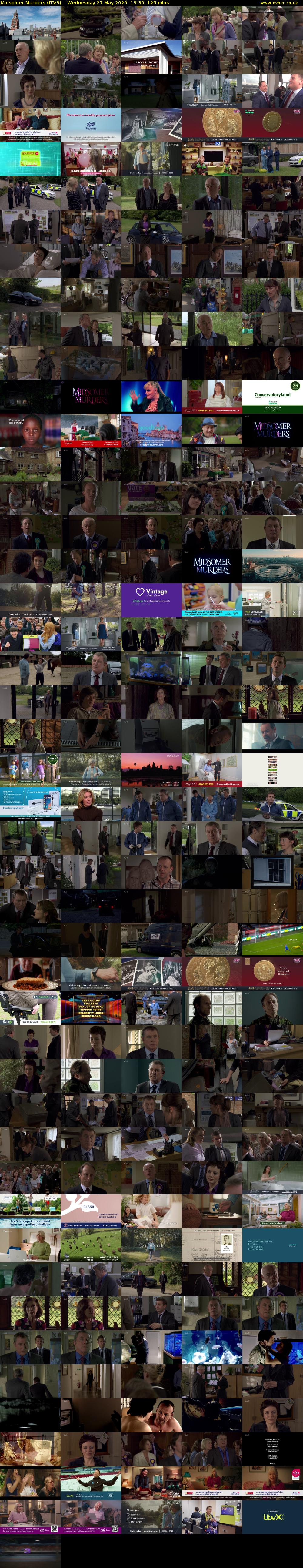 Midsomer Murders (ITV3) Wednesday 27 May 2026 13:30 - 15:35