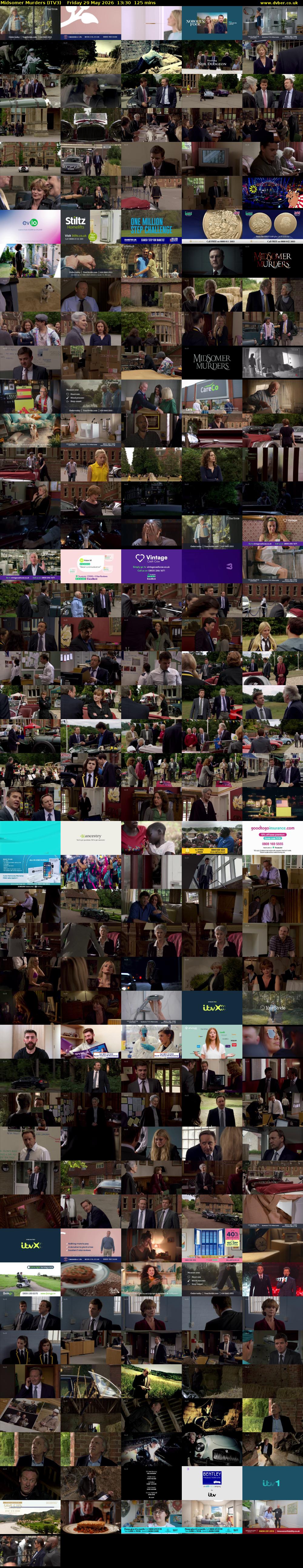 Midsomer Murders (ITV3) Friday 29 May 2026 13:30 - 15:35