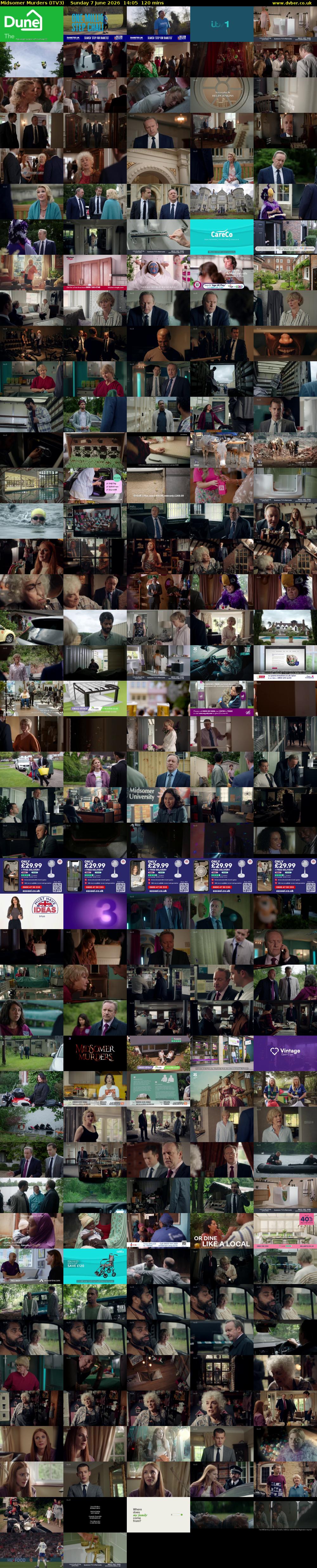 Midsomer Murders (ITV3) Sunday 7 June 2026 14:05 - 16:05