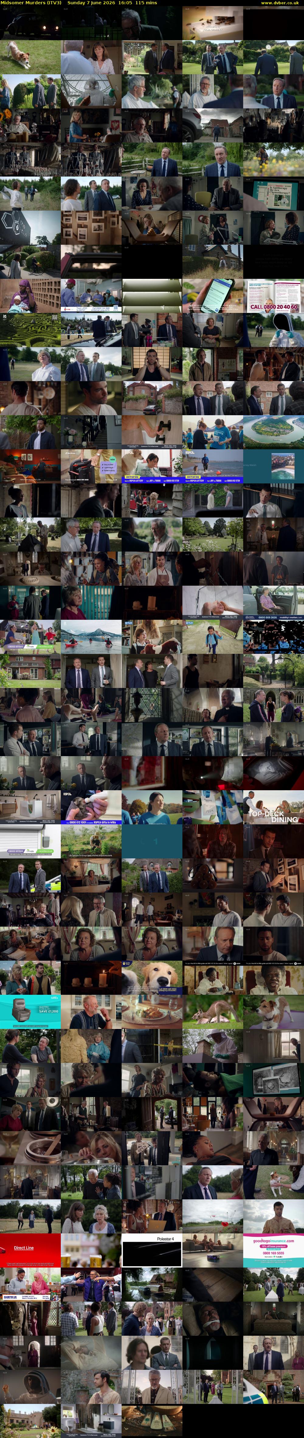 Midsomer Murders (ITV3) Sunday 7 June 2026 16:05 - 18:00