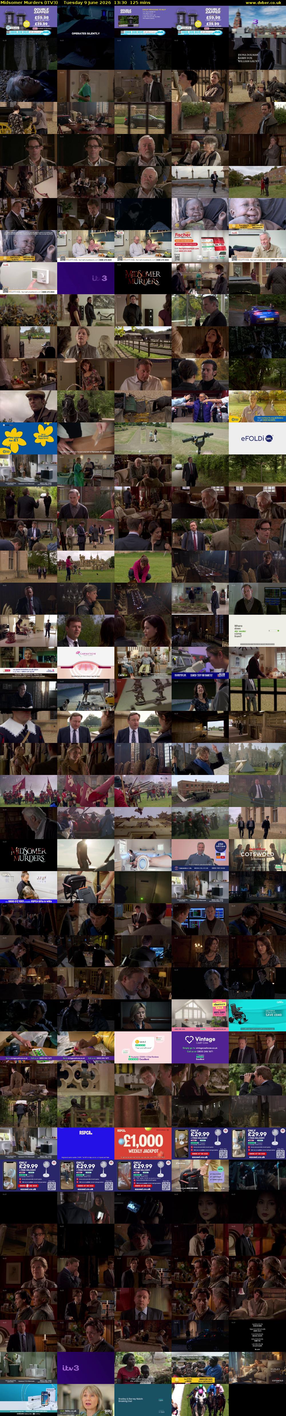 Midsomer Murders (ITV3) Tuesday 9 June 2026 13:30 - 15:35