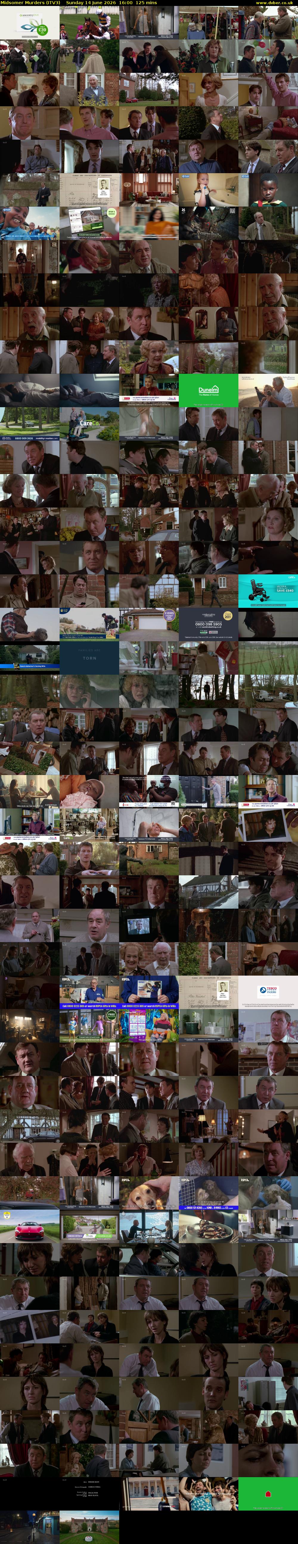 Midsomer Murders (ITV3) Sunday 14 June 2026 16:00 - 18:05
