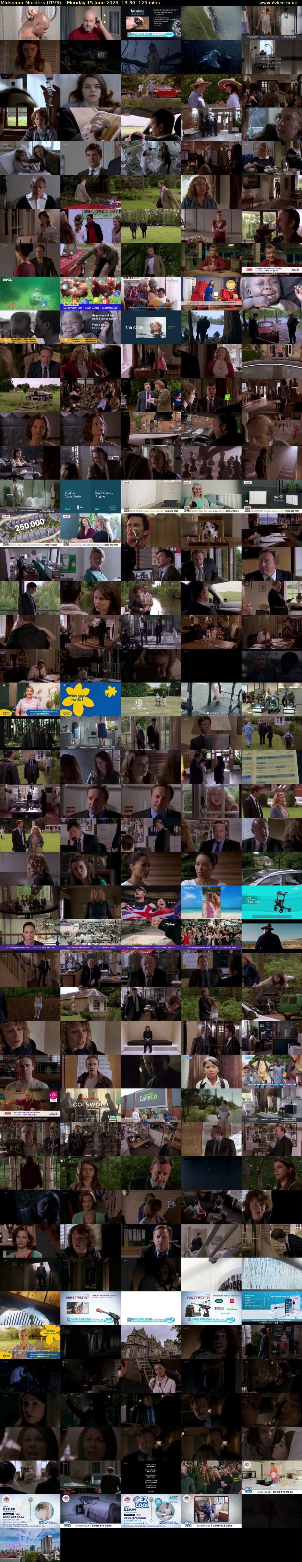 Midsomer Murders (ITV3) Monday 15 June 2026 13:30 - 15:35