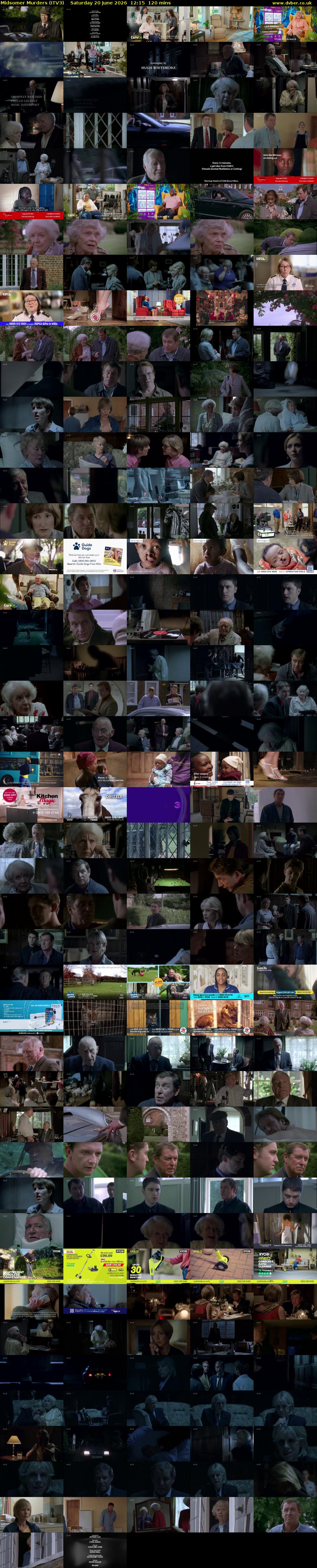 Midsomer Murders (ITV3) Saturday 20 June 2026 12:15 - 14:15