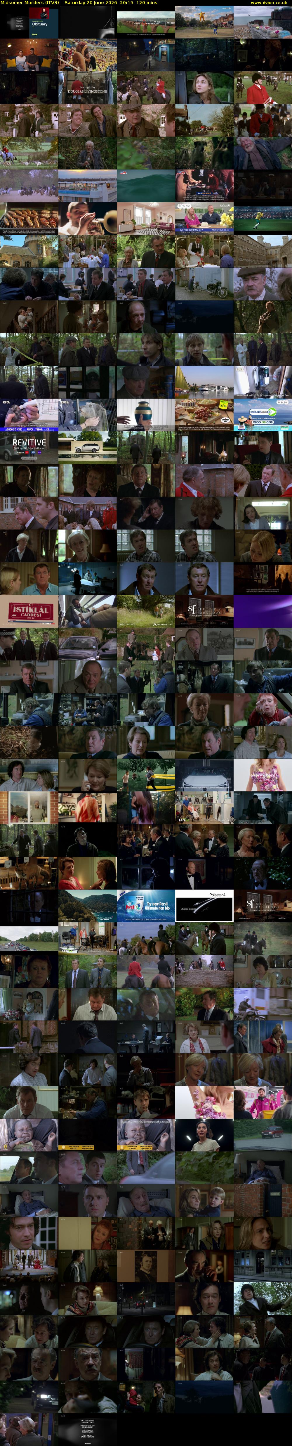 Midsomer Murders (ITV3) Saturday 20 June 2026 20:15 - 22:15