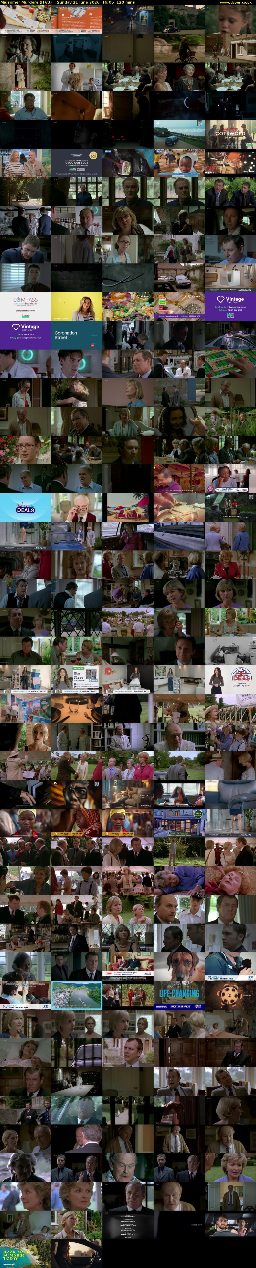 Midsomer Murders (ITV3) Sunday 21 June 2026 16:05 - 18:05