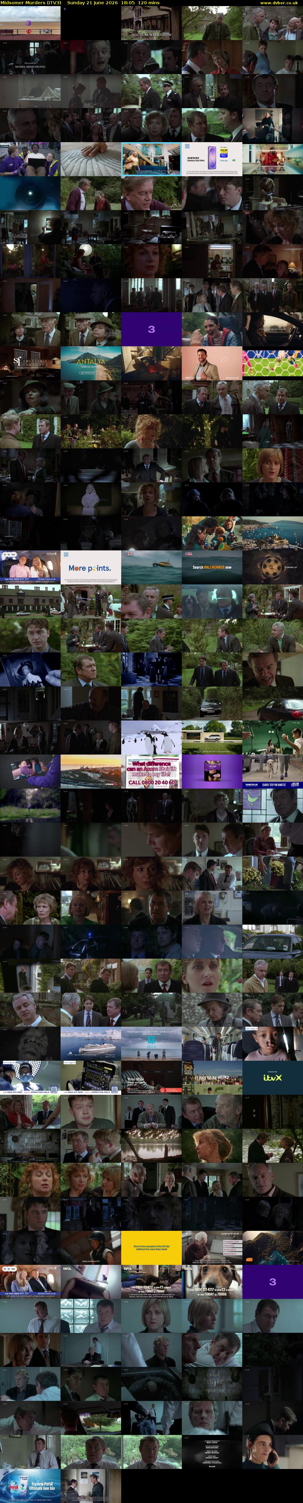 Midsomer Murders (ITV3) Sunday 21 June 2026 18:05 - 20:05
