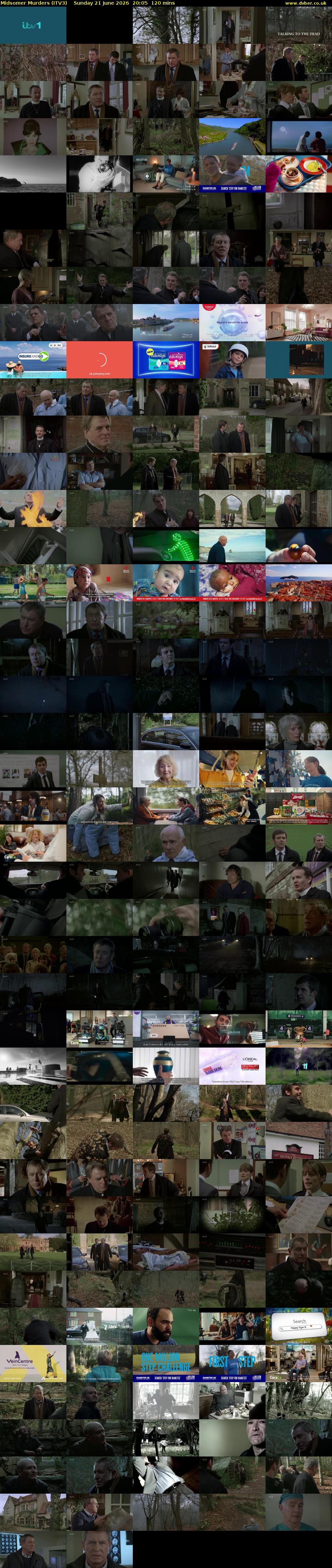 Midsomer Murders (ITV3) Sunday 21 June 2026 20:05 - 22:05