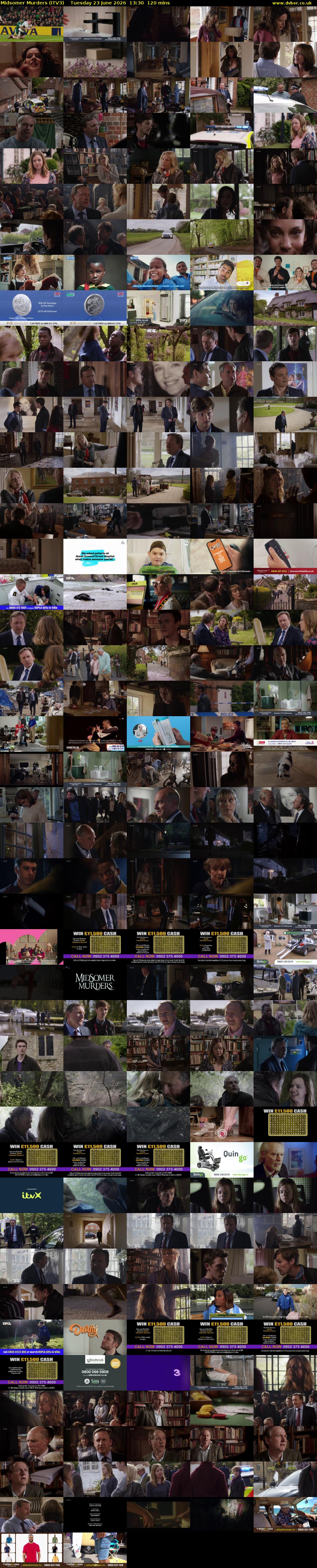 Midsomer Murders (ITV3) Tuesday 23 June 2026 13:30 - 15:30