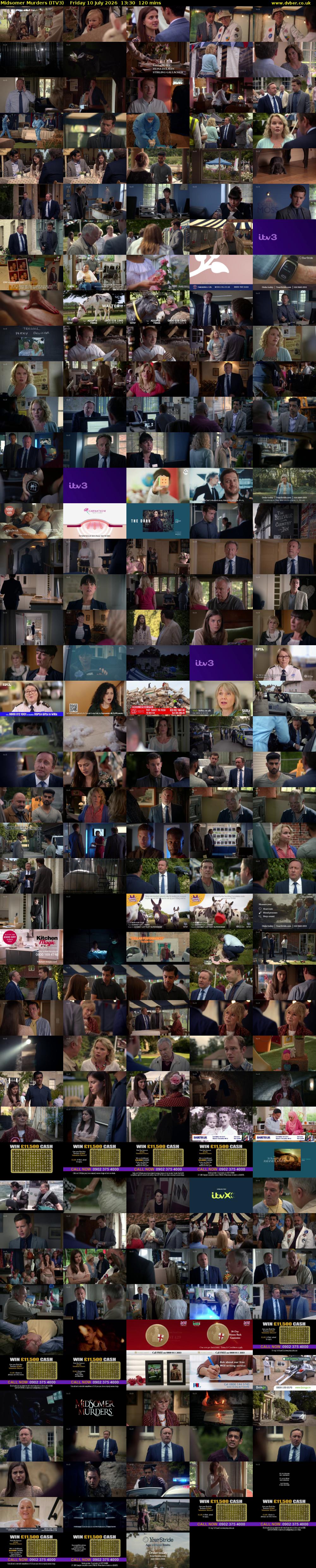 Midsomer Murders (ITV3) Friday 10 July 2026 13:30 - 15:30