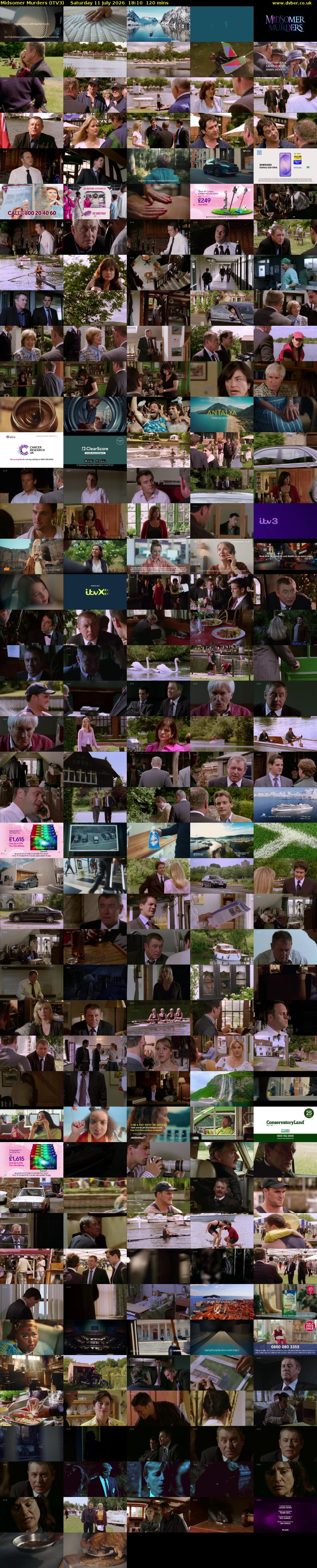 Midsomer Murders (ITV3) Saturday 11 July 2026 18:10 - 20:10