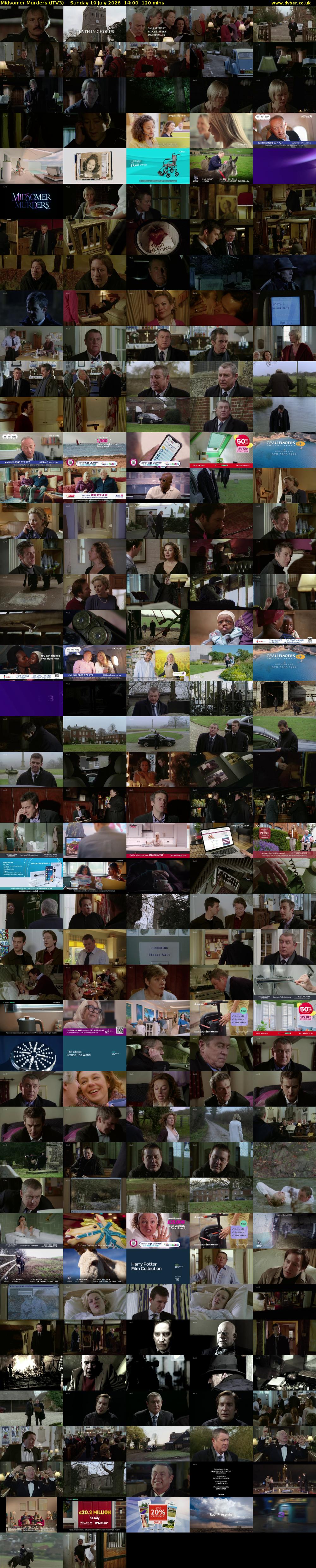Midsomer Murders (ITV3) Sunday 19 July 2026 14:00 - 16:00
