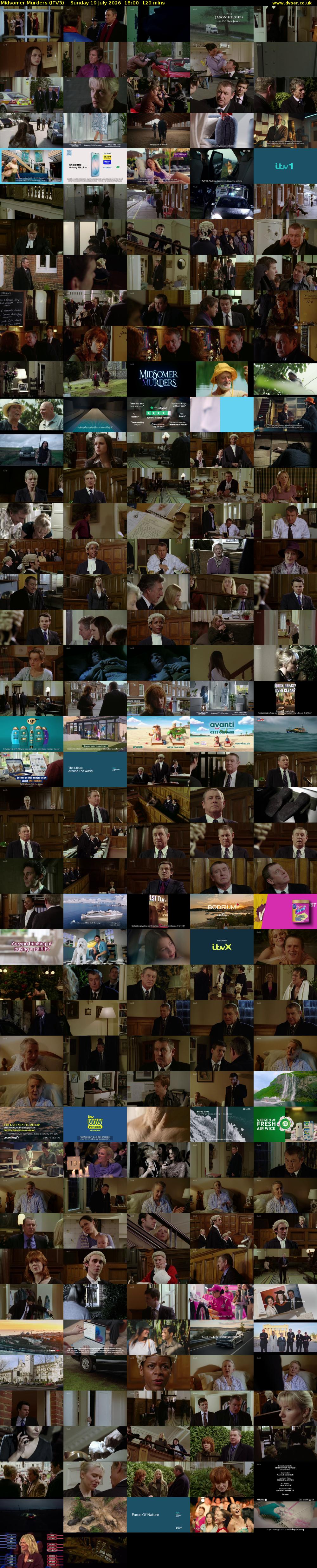 Midsomer Murders (ITV3) Sunday 19 July 2026 18:00 - 20:00