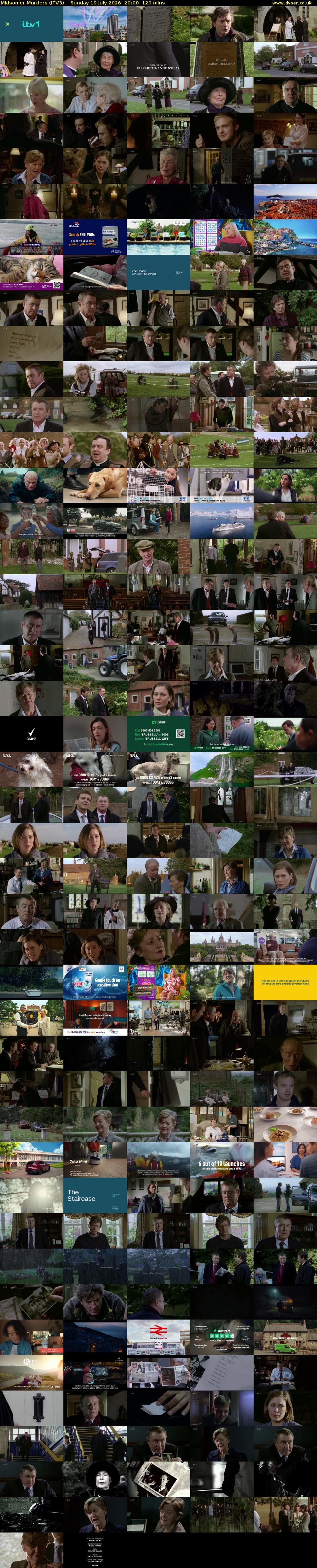 Midsomer Murders (ITV3) Sunday 19 July 2026 20:00 - 22:00