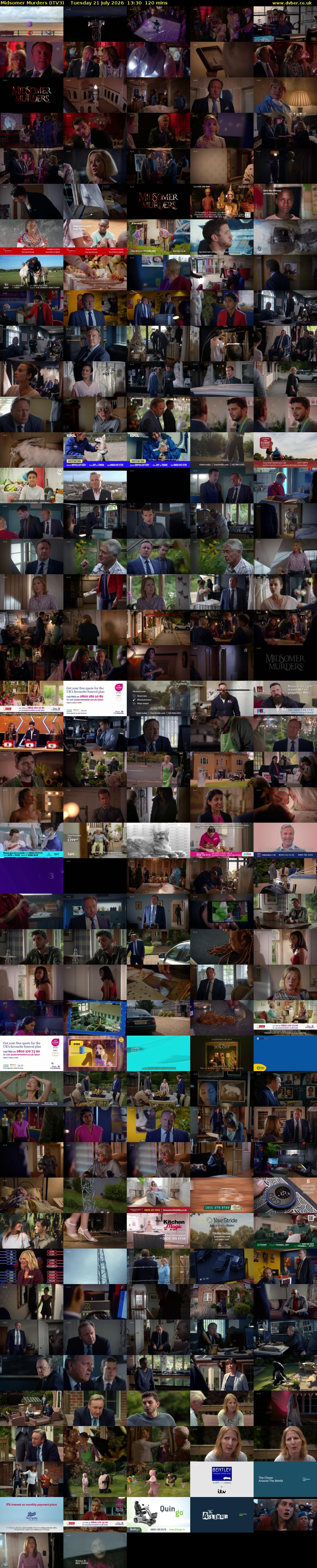 Midsomer Murders (ITV3) Tuesday 21 July 2026 13:30 - 15:30