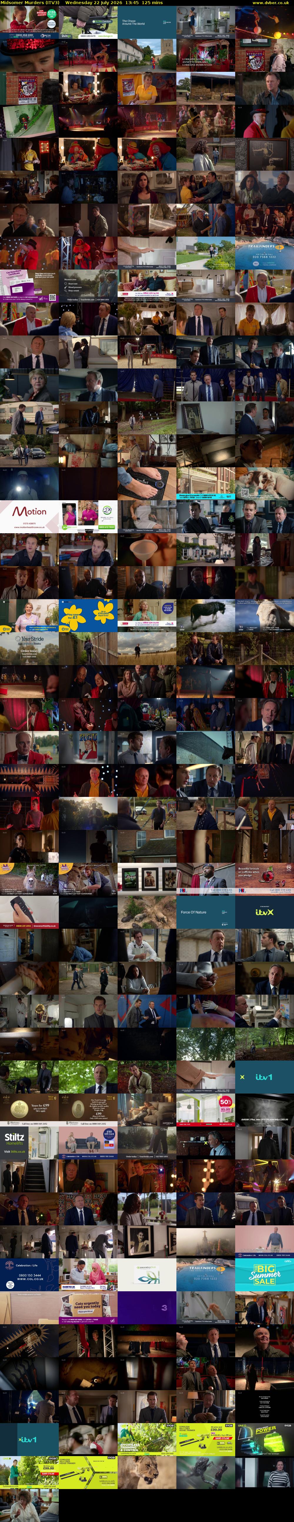 Midsomer Murders (ITV3) Wednesday 22 July 2026 13:45 - 15:50