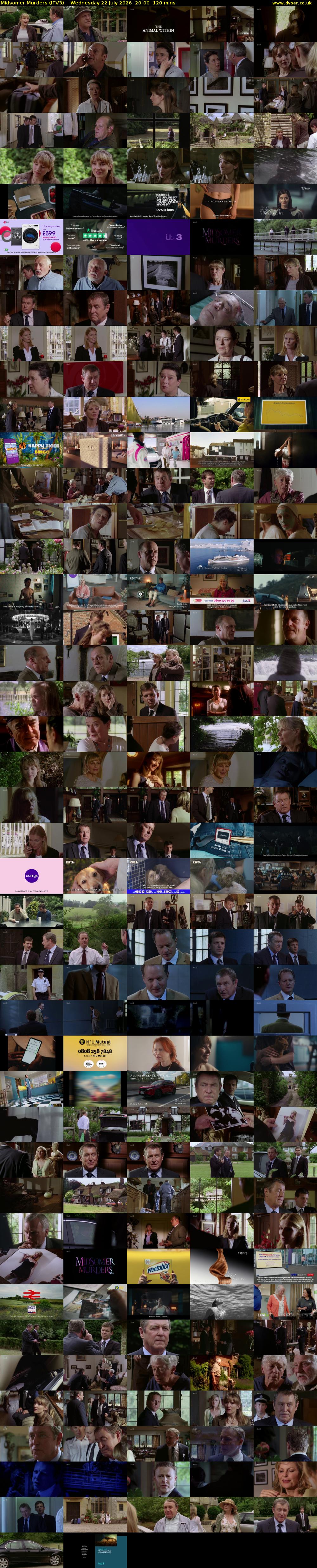 Midsomer Murders (ITV3) Wednesday 22 July 2026 20:00 - 22:00