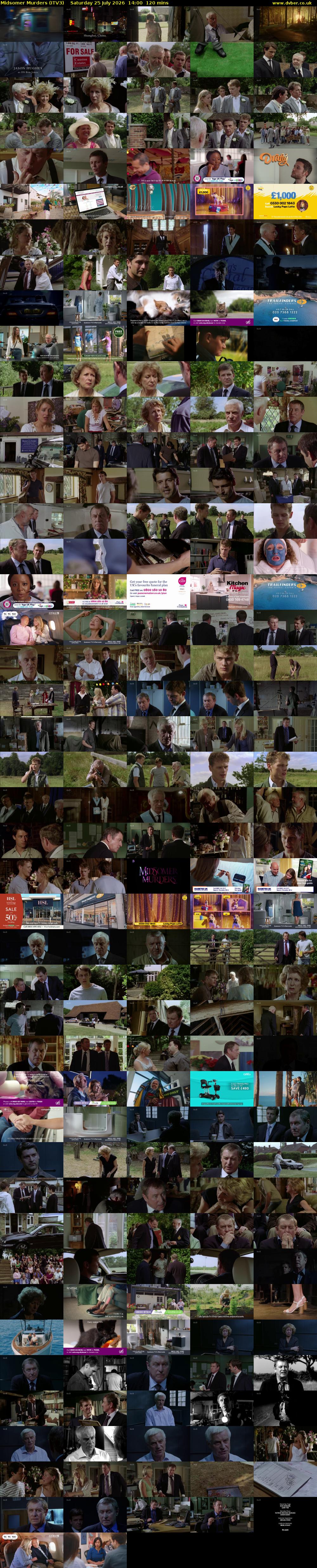 Midsomer Murders (ITV3) Saturday 25 July 2026 14:00 - 16:00