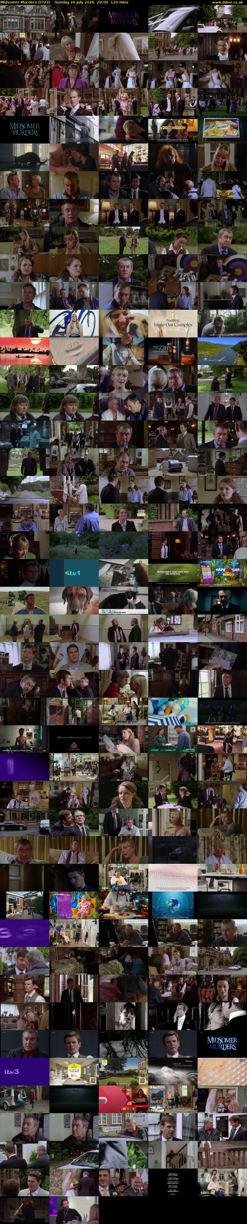 Midsomer Murders (ITV3) Sunday 26 July 2026 20:00 - 22:00