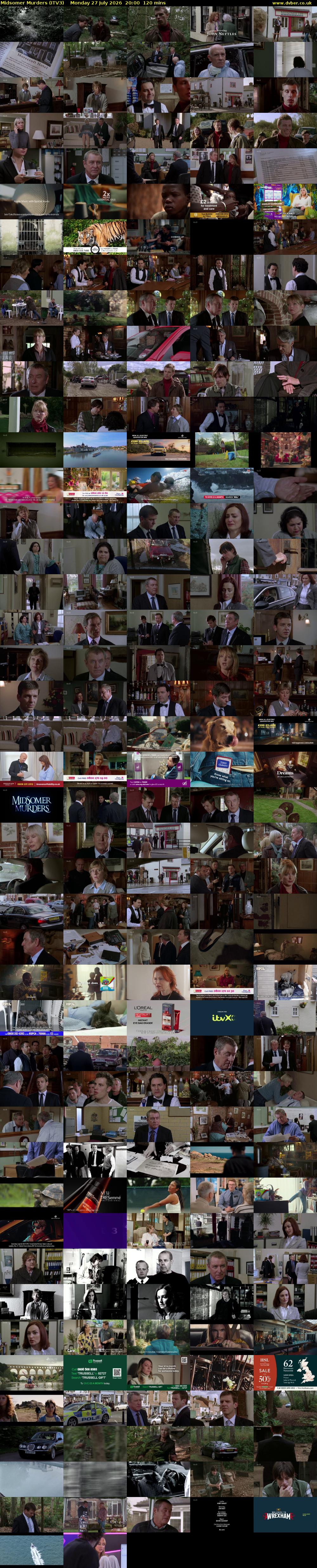 Midsomer Murders (ITV3) Monday 27 July 2026 20:00 - 22:00