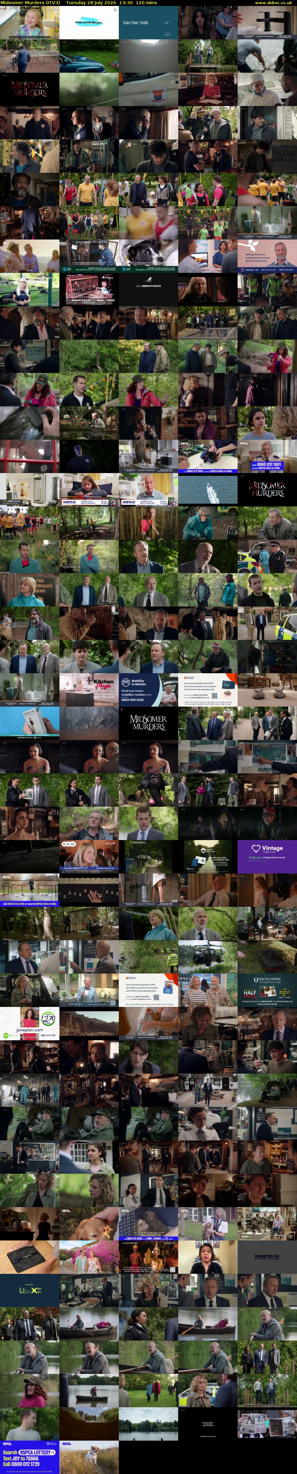 Midsomer Murders (ITV3) Tuesday 28 July 2026 13:30 - 15:30