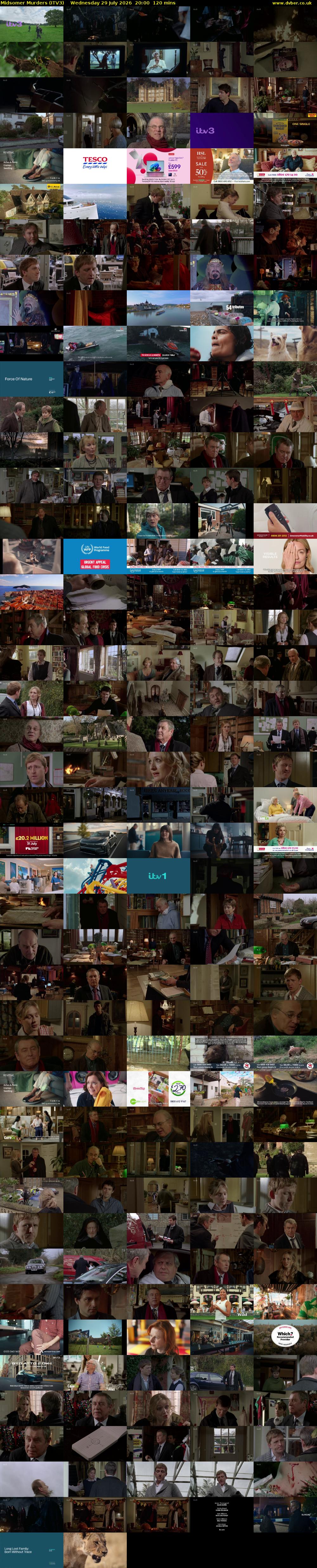 Midsomer Murders (ITV3) Wednesday 29 July 2026 20:00 - 22:00