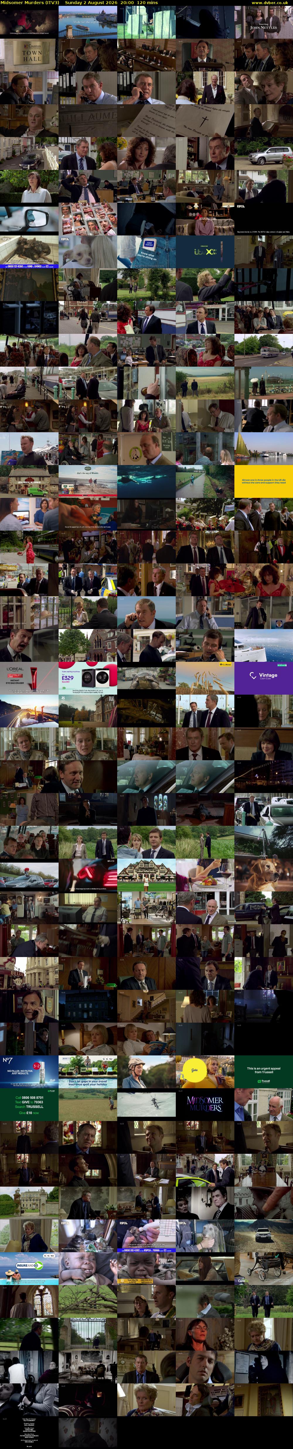 Midsomer Murders (ITV3) Sunday 2 August 2026 20:00 - 22:00
