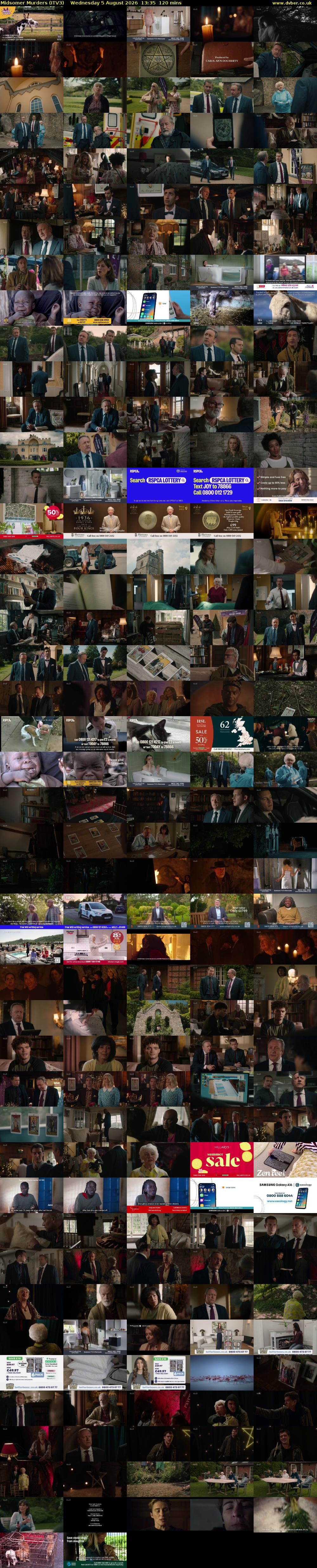 Midsomer Murders (ITV3) Wednesday 5 August 2026 13:35 - 15:35