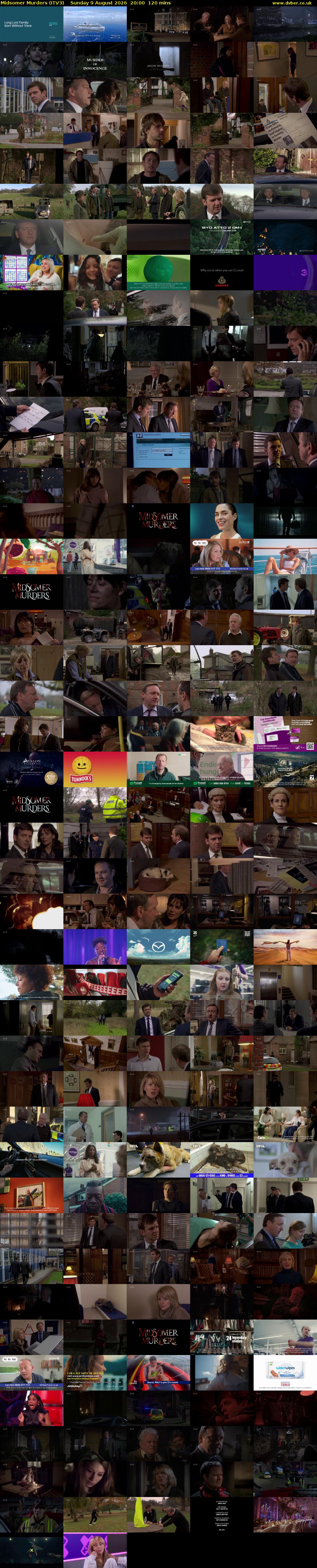Midsomer Murders (ITV3) Sunday 9 August 2026 20:00 - 22:00
