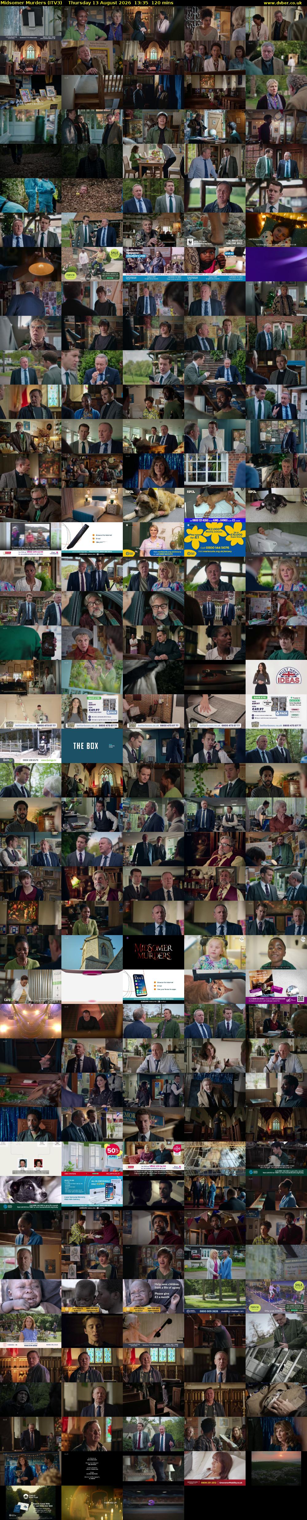 Midsomer Murders (ITV3) Thursday 13 August 2026 13:35 - 15:35